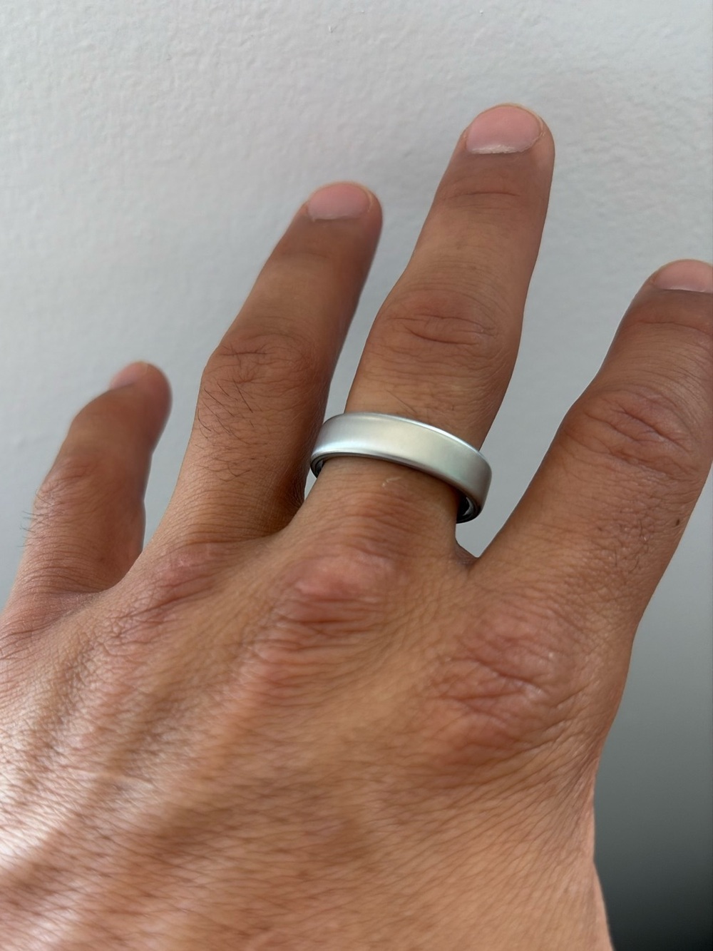 Oura Ring 5 Size 12 Brushed Silver
